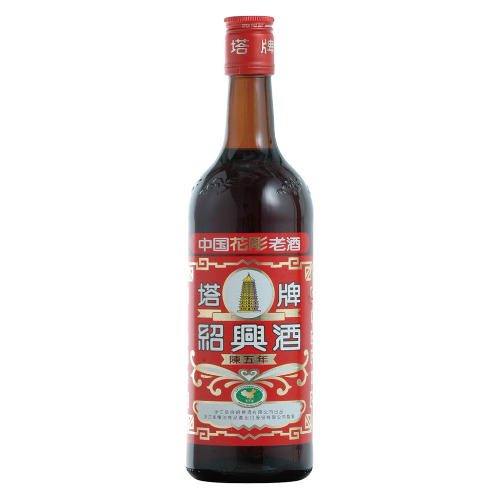 紹興酒 塔牌 花彫 陳五年 600ml – 酒類ドットコム