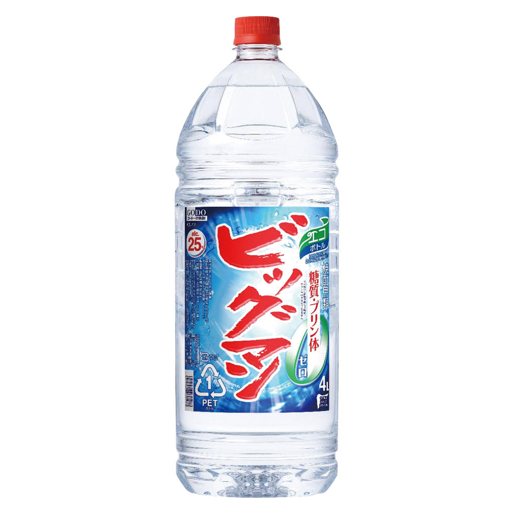 ビッグマン 25度 4Lペットボトル – 酒類ドットコム