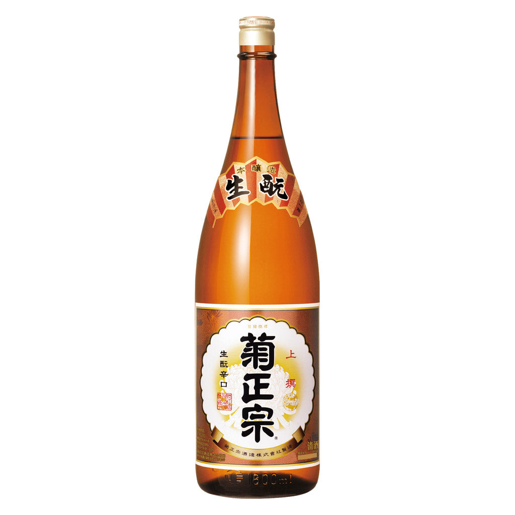 菊正宗 上撰 本醸造 生もと 1800ml – 酒類ドットコム